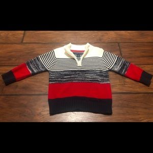 Little Boys Tommy Hilfiger Quarter Zip Sweater
